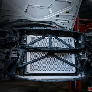 CSF Cooling - Racing & High Performance Division BMW F8X M3/M4 Front Mount Heat Exchanger w/ rock guard - Silver N/A - Image 3