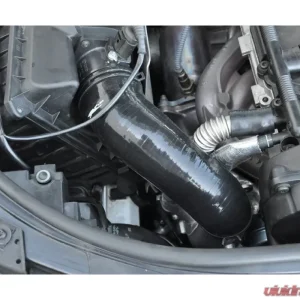 034 Motorsport Black Turbo Inlet Hose, High Flow Silicone, B7 A4 2.0T FSI - Image 2