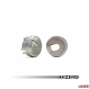 034 Motorsport Rear Differential Carrier Mount Insert Kit, B6/B7 Audi A4/S4/RS4, Billet Aluminum - Image 1