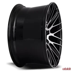 Savini di Forza Machined Black with Black Lip BM13 Wheel 22x10.5 5x130 45mm - Image 2