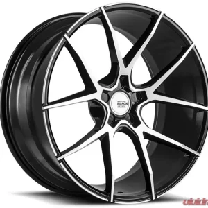 Savini di Forza Machined Black with Black Lip BM14 Wheel 22x9 5x130 18mm - Image 1