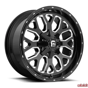 FUEL D588 Titan Black & Milled 1-Piece Cast Wheel 20x9 6x135 | 6x139.7 01mm - Image 2