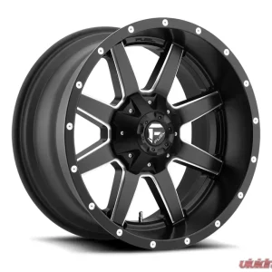 Fuel D538 Maverick Black & Milled 1-Piece Cast Wheel 17x10 6x135|6x139.7 -24mm - Image 1