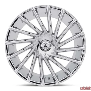 Asanti Black ABL-18 Matar Wheel 24x9 6x6x135/6x139.7 +30mm Chrome - Image 2
