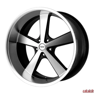 American Racing VN701 Nova 22x11 5x127 | 5x5 +18mm Gloss Black Machined Wheel - Image 1
