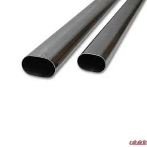 Vibrant Performance 3" 304 Stainless Steel 5' Straight Oval Tubing - Image 1
