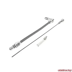 B&M Aluminum Braided Dipstick, Fits TH-400 Transmission - Image 1