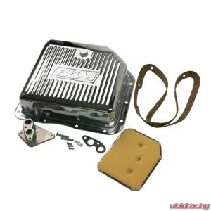 B&M Chrome Deep Transmission Pan For TH 350 Transmission - Image 1