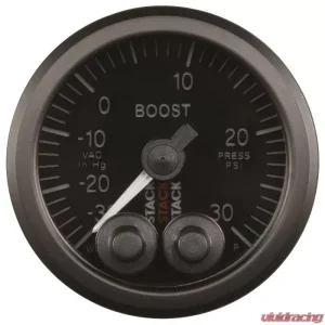 AutoMeter Gauge Boost Pro-Cntrl 52mm Blk-30inHg-30psi - Image 1