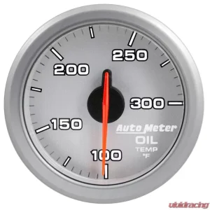AutoMeter 2-1/16in. OIL TEMP; 100-300`F; AIRDRIVE; SILVER - Image 2