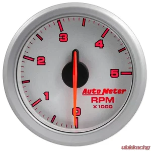AutoMeter 2-1/16in. TACH; 0-5;000 RPM; AIRDRIVE; SILVER - Image 4