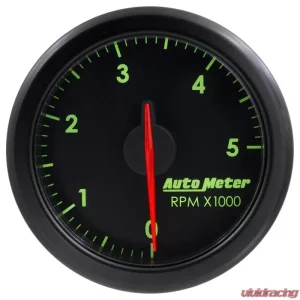 AutoMeter 2-1/16in. TACH; 0-5;000 RPM; AIRDRIVE; BLACK - Image 2