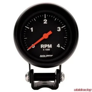 AutoMeter GAUGE; TACHOMETER; 2 5/8in.; 4K RPM; PEDESTAL; Z-SERIES - Image 1