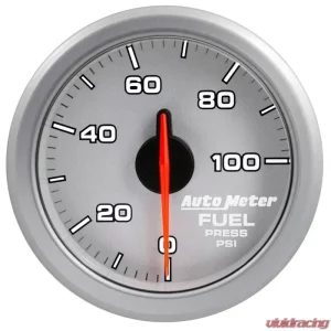 AutoMeter 2-1/16in. FUEL PRESS; 0-100 PSI; AIRDRIVE; SILVER - Image 5