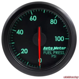 AutoMeter 2-1/16in. FUEL PRESS; 0-100 PSI; AIRDRIVE; BLACK - Image 2