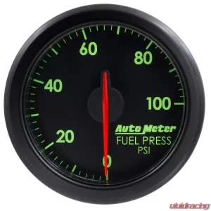 AutoMeter 2-1/16in. FUEL PRESS; 0-100 PSI; AIRDRIVE; BLACK - Image 3