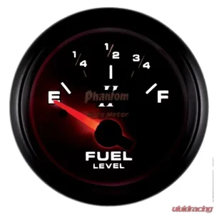 AutoMeter GAUGE; FUEL LEVEL; 2 1/16in.; 0OE TO 90OF; ELEC; PHANTOM II - Image 2