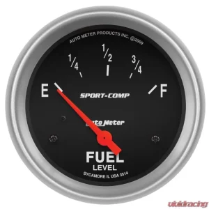 AutoMeter GAUGE; FUEL LEVEL; 2 5/8in.; 0OE TO 90OF; ELEC; SPORT-COMP - Image 1