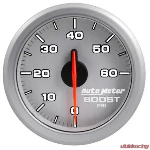 AutoMeter 2-1/16in. BOOST; 0-60 PSI; AIRDRIVE; SILVER - Image 3