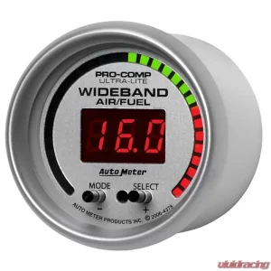AutoMeter GAUGE; AIR/FUEL RATIO-PRO; 2 1/16in.; 10:1-20:1; DIGITAL W/PEAK/WRN; ULTRA-LITE - Image 2