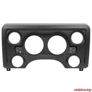 AutoMeter GAUGE MOUNT; DIRECT FIT DASH PANEL; 6 GAUGE (3 3/8in. X2; 2 1/16in. X4); JEEP TJ Jeep N/A 1997-2006 - Image 1
