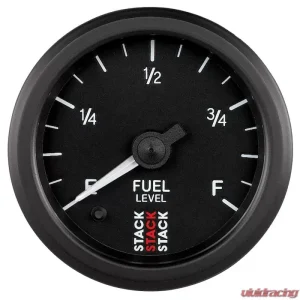 AutoMeter Gauge FLevel ProStpr 52mm Blk 280ohm Prgrm - Image 1