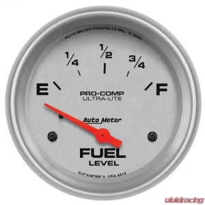 AutoMeter GAUGE; FUEL LEVEL; 2 5/8in.; 0OE TO 90OF; ELEC; ULTRA-LITE - Image 1