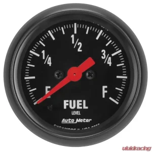 AutoMeter GAUGE; FUEL LEVEL; 2 1/16in.; 0-280O PROGRAMMABLE; Z-SERIES - Image 1