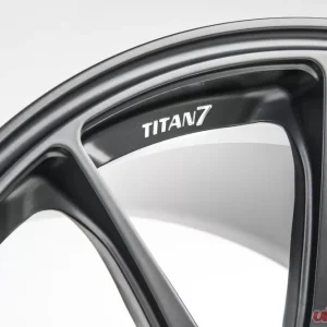 Titan 7 T-R10 Wheel 18x10.5 5x120 25mm Satin Titanium - Image 3