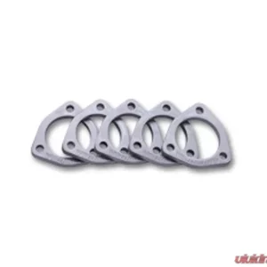 Vibrant Performance Box of 5 3" 3-Bolt 304 Stainless Steel Exhaust Flanges - Image 1