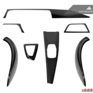 AutoTecknic Dry Carbon Fiber Interior Trim BMW F32 | F33 4-Series 2X2 Weave 2014-2021 - Image 1