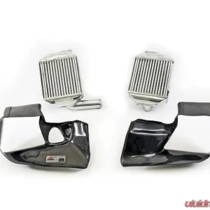 AWE Tuning Performance Intercooler Kit w/Carbon Fiber Shrouds Audi S4 2000-2002|Audi A6 Quattro 2000-2004 - Image 1