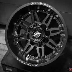 XF Off-Road XF-204 Wheel 22x12 8x165.1|8x170 -44mm Matte Black - Image 3