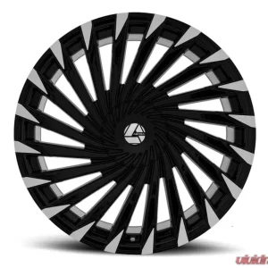 Azara 501 Wheel 22x9.5 Blank 15mm Gloss Black Machined - Image 1