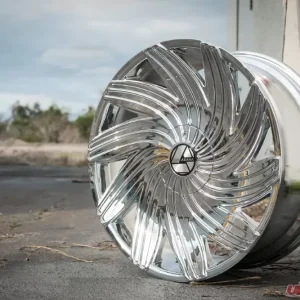 Azara 502 Wheel 22x9.5 Blank 15mm Chrome - Image 5