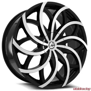 Azara 504 Wheel 24x9 6x135|6x139.7 25mm Gloss Black Machined - Image 2