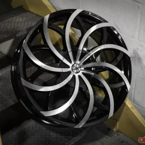 Azara 504 Wheel 30x9.5 Blank 15mm Gloss Black Machined - Image 3