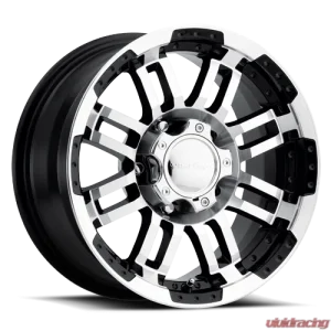 Vision 375 Warrior Wheel 16x8 5x5 0mm Gloss Black Machined Face - Image 1
