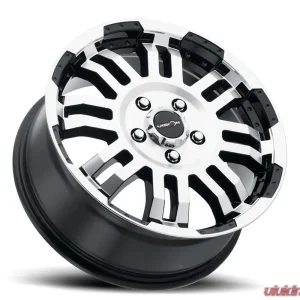 Vision 375 Warrior Wheel 16x6.50 5x130 45mm Gloss Black Machined Face - Image 2
