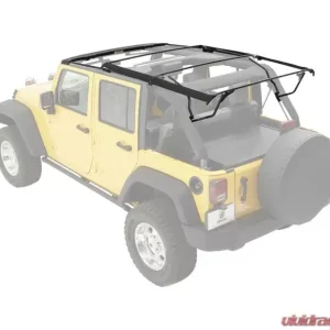 Bestop Black OE Style Replacement Bow & Frame Hardware Kit Jeep Wrangler 4-Door 2007-2018 - Image 1