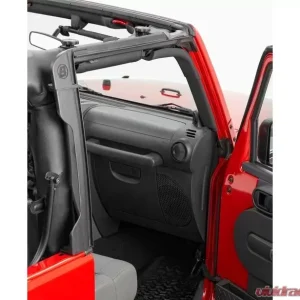 Bestop Black Door Surrounds Jeep Wrangler 2-Door 2007-2018 - Image 1