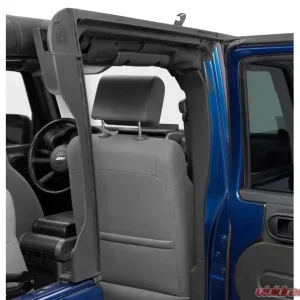 Bestop Black Door Surrounds Jeep Wrangler 4-Door 2010-2018 - Image 1