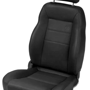 Bestop All Vinyl Black Denim Front Passenger Side Trailmax II Pro Front Seat Jeep CJ-7 | Wrangler YJ 1976-2006 - Image 1