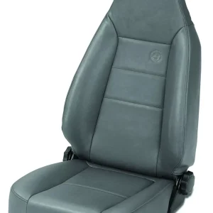Bestop All Vinyl Charcoal/Gray Trailmax II Sport Front Seat Jeep CJ-7 | Wrangler YJ 1976-2006 - Image 1