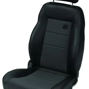 Bestop Fabric Black Denim Front Passenger Side Trailmax II Pro Front Seat Jeep CJ-7 | Wrangler YJ 1976-2006 - Image 1