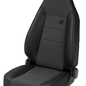 Bestop Fabric Black Denim Trailmax II Sport Front Seat Jeep CJ-7 | Wrangler YJ 1976-2006 - Image 1