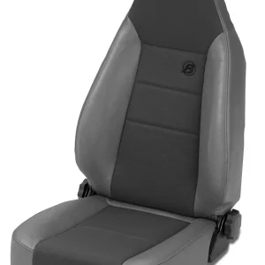 Bestop Fabric Charcoal/Gray Trailmax II Sport Front Seat Jeep CJ-7 | Wrangler YJ 1976-2006 - Image 1