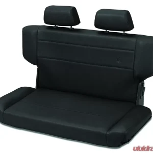 Bestop All Vinyl Black Crush Trailmax II Fold-N-Tumble Rear Bench Seat Jeep Wrangler TJ 1997-2006 - Image 1