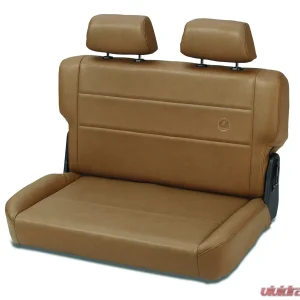 Bestop All Vinyl Spice Trailmax II Fold-N-Tumble Rear Bench Seat Jeep CJ-5 | CJ-7 | Wrangler YJ 1955-1995 - Image 1