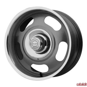 American Racing VN506 20x8 5x5x120.65/5x127 +0mm Mag Gray Center Polished Lip Wheel - Image 1